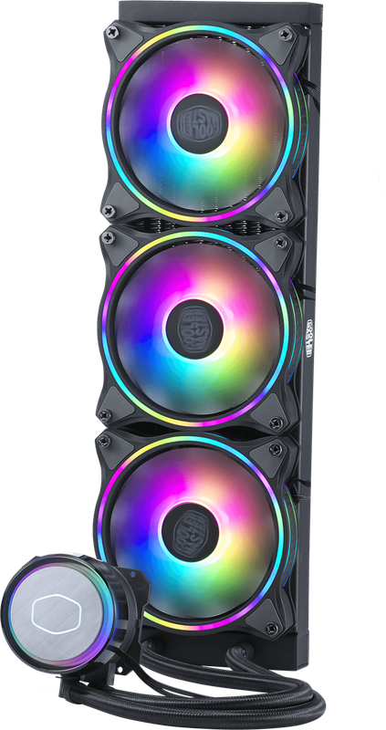 Refurbished Cooler Master MasterLiquid ML360 Illusion Zwart Refurbished Cooler Master MasterLiquid ML360 Illusion Zwart